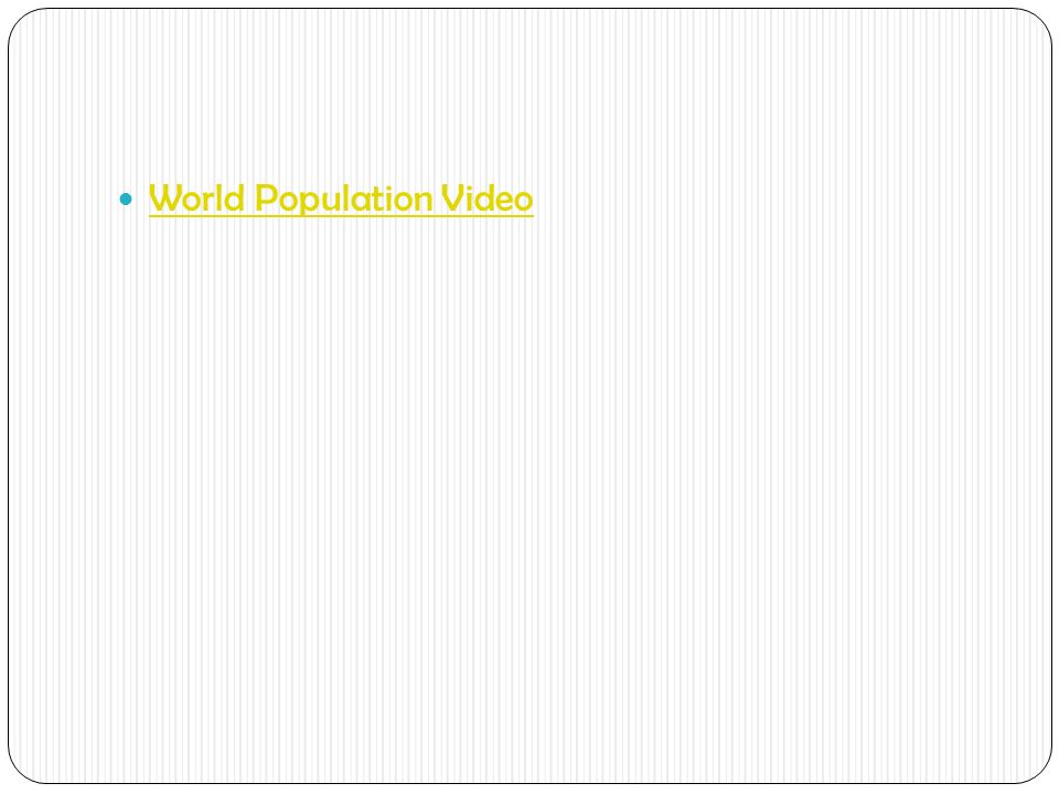 World Population Video