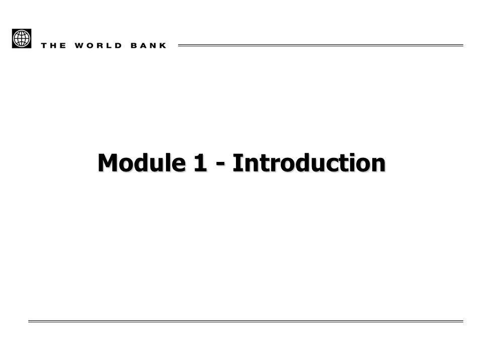 Module 1 - Introduction