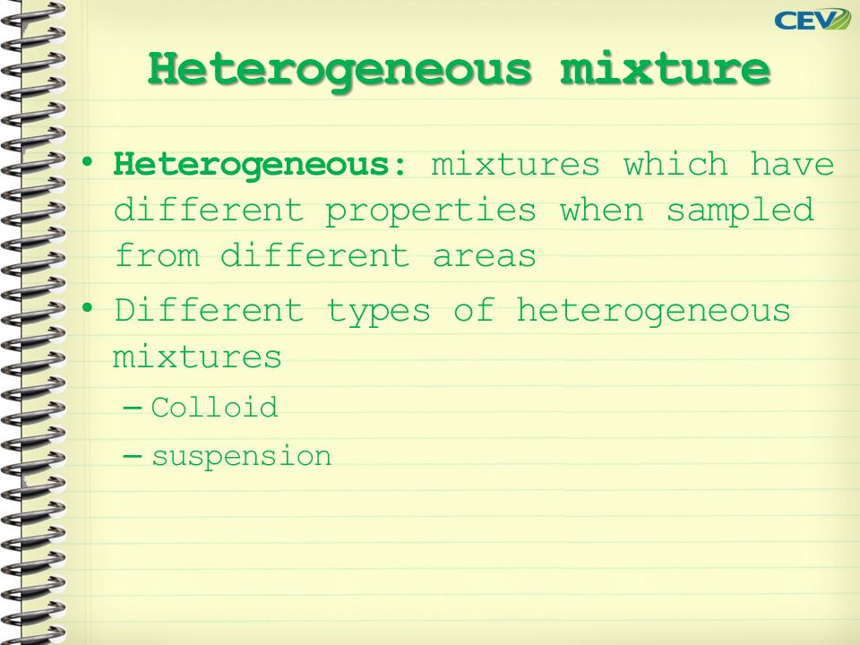 Teks Describe Heterogeneous And Homogeneous Mixtures 6d Explain The Similarities And Differences Between Heterogeneous And Homogenous Mixtures 6e Ppt Download Teks Describe Heterogeneous And Homogeneous Mixtures 6d Explain The Similarities And Differences Between Heterogeneous And Homogenous Mixtures 6e Ppt Download