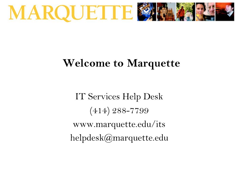 Marquette University Graduate School New Student Orientation