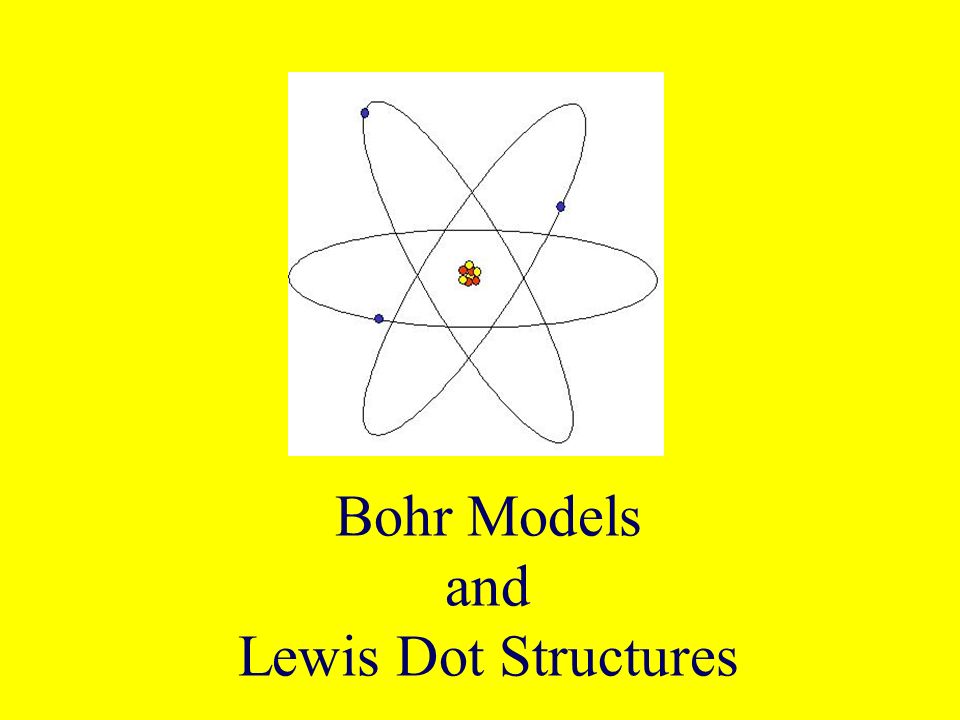 Bohr Models and Lewis Dot Structures