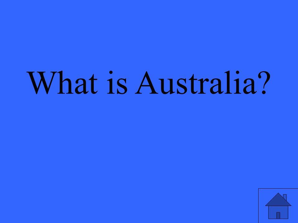What is Australia Robinson map projection