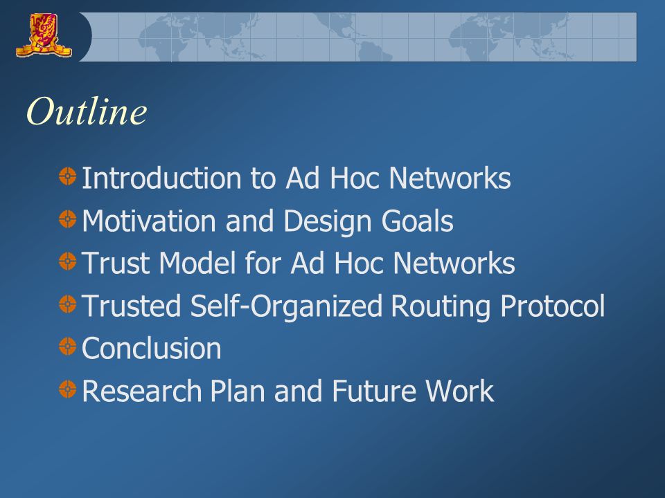 Trust Model Based Self-Organized Routing Protocol For Secure Ad Hoc ...