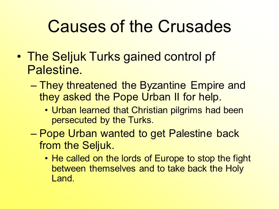The Crusades Chapter 5 Sec. 1
