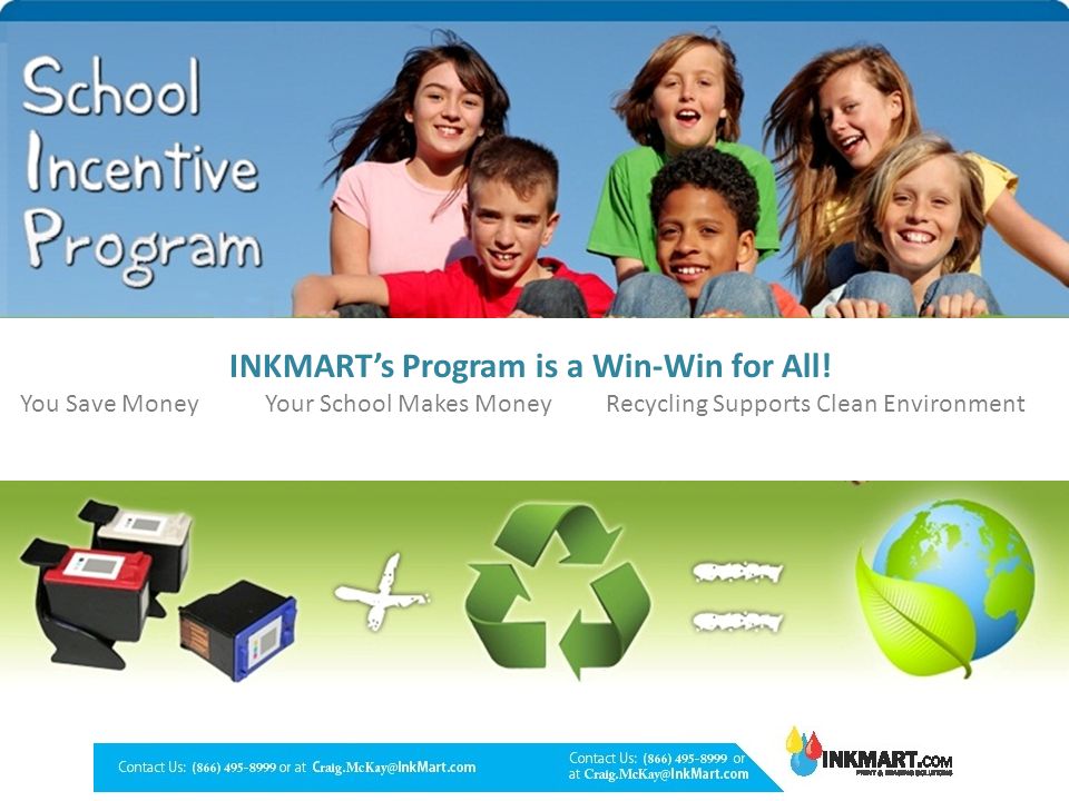 INKMART’s Program is a Win-Win for All.
