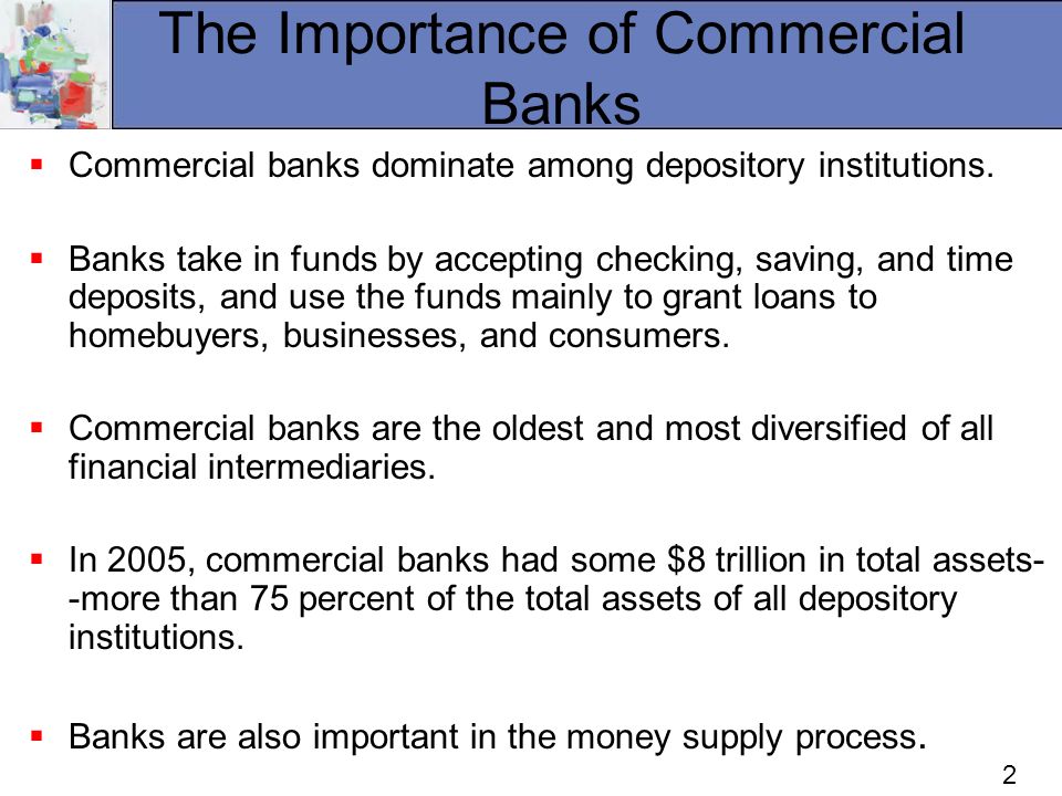 need and importance of commercial banks