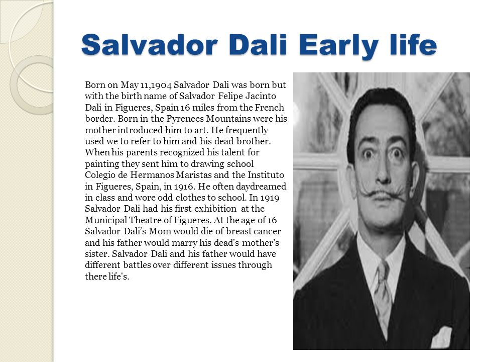 Salvador Dalí - Biography