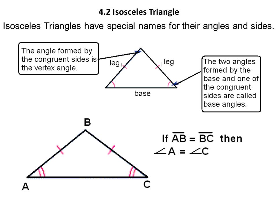 Warm Up With 4 2 Notes On Isosceles Triangles 2 Copy Angle Ebc And Name It Angle Lmn Copy Ec And Add Ppt Download