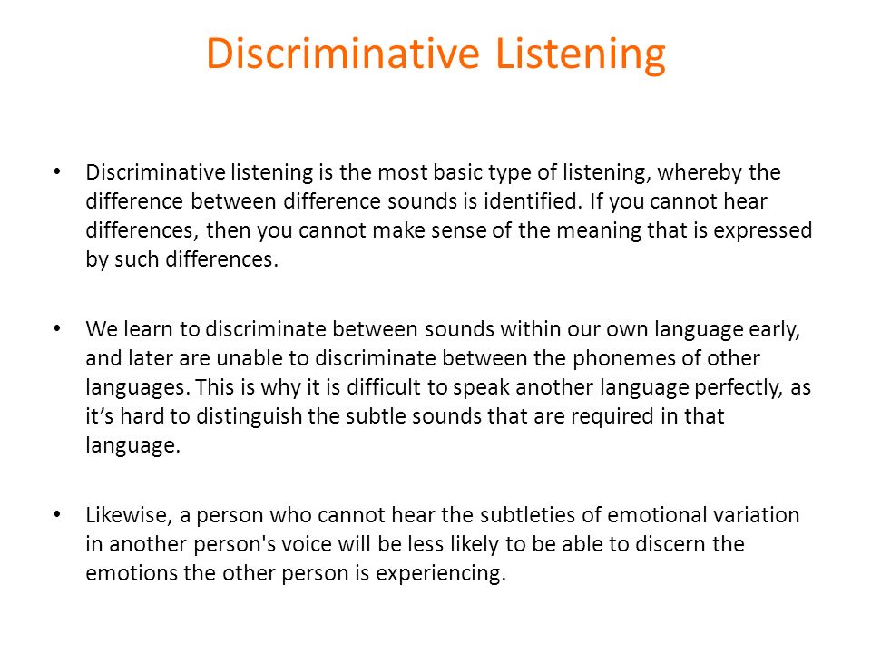 Types of Listening, Definition, Characteristics & Examples - Video &  Lesson Transcript