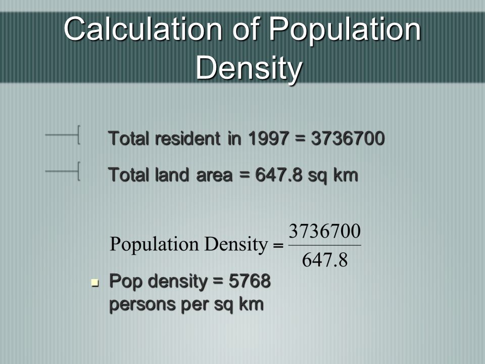 Population Density & Population Distribution. Population Density Which  photograph has a high population density? - ppt download