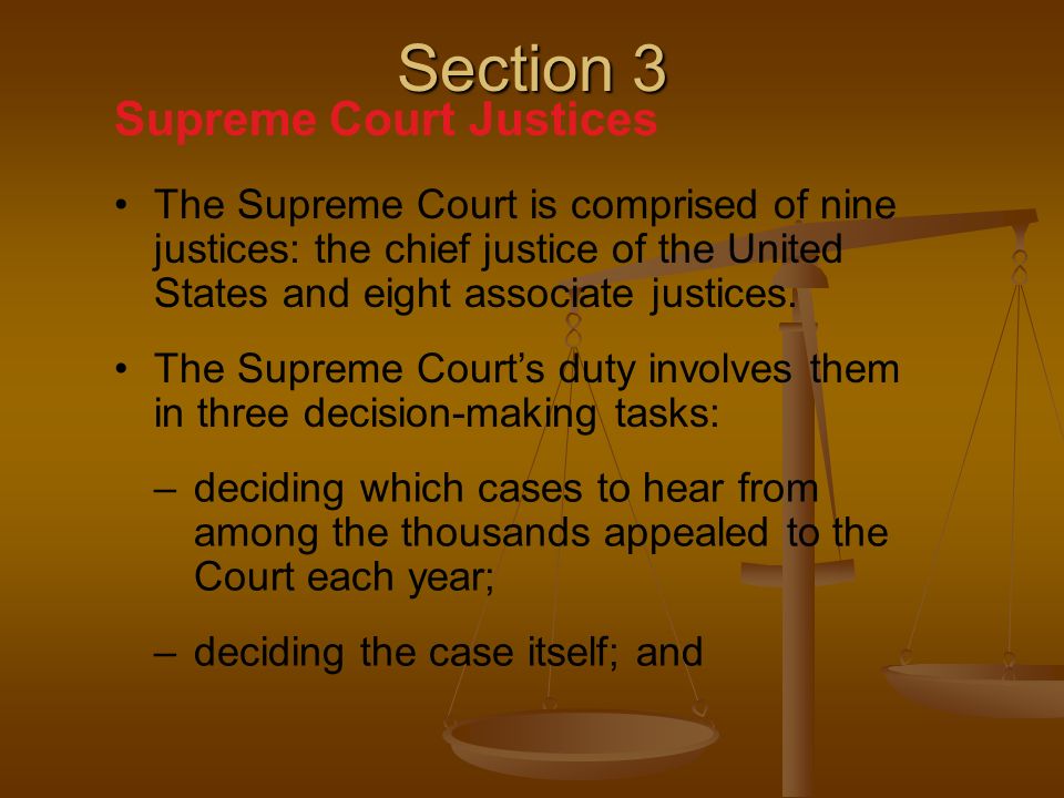 The Chief Justice of the United States: Responsibilities of the