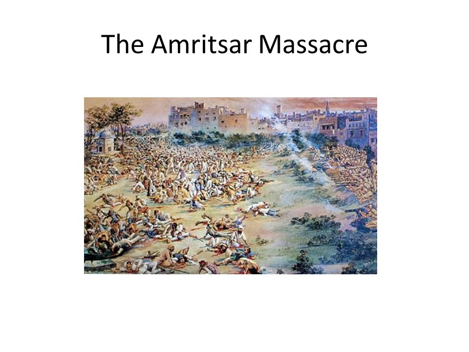 The Amritsar Massacre