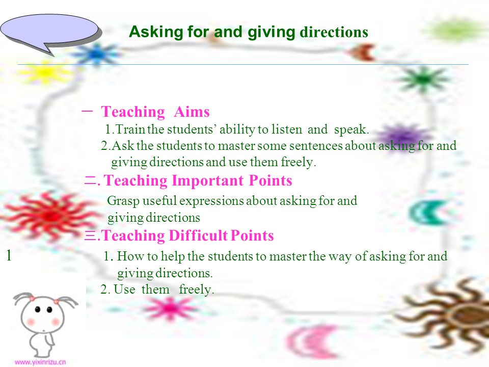 一. Teaching Aims 1.Train the students’ ability to listen and speak.