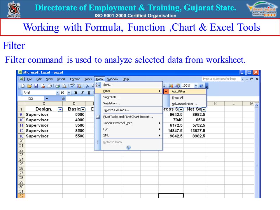 Chart Function In Excel