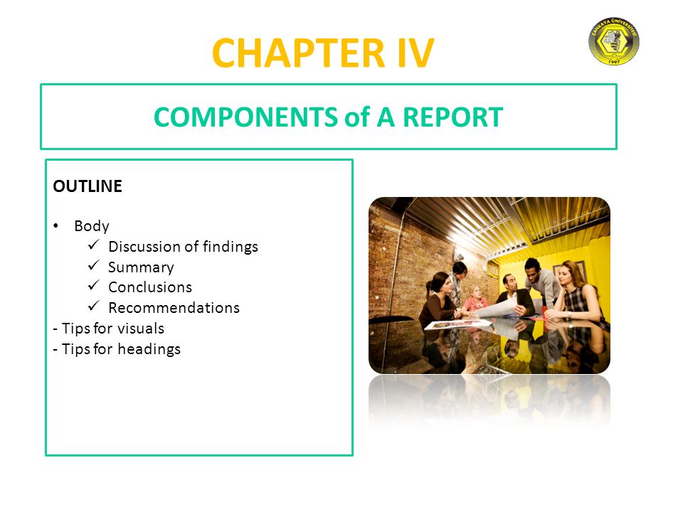Cankaya University Foreign Languages Unit Chapter Iv Components