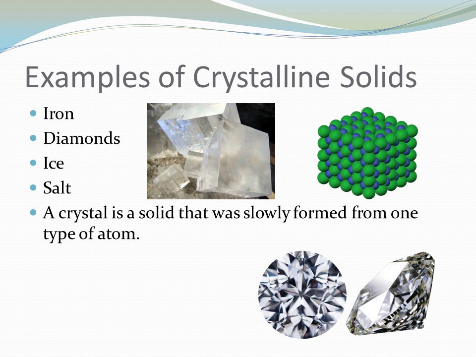Crystalline solid | crystallin structure, properties & examples.