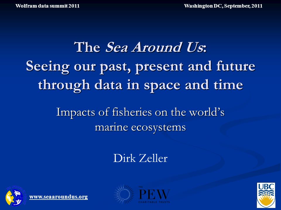 the sea around us seeing our past present and future through data