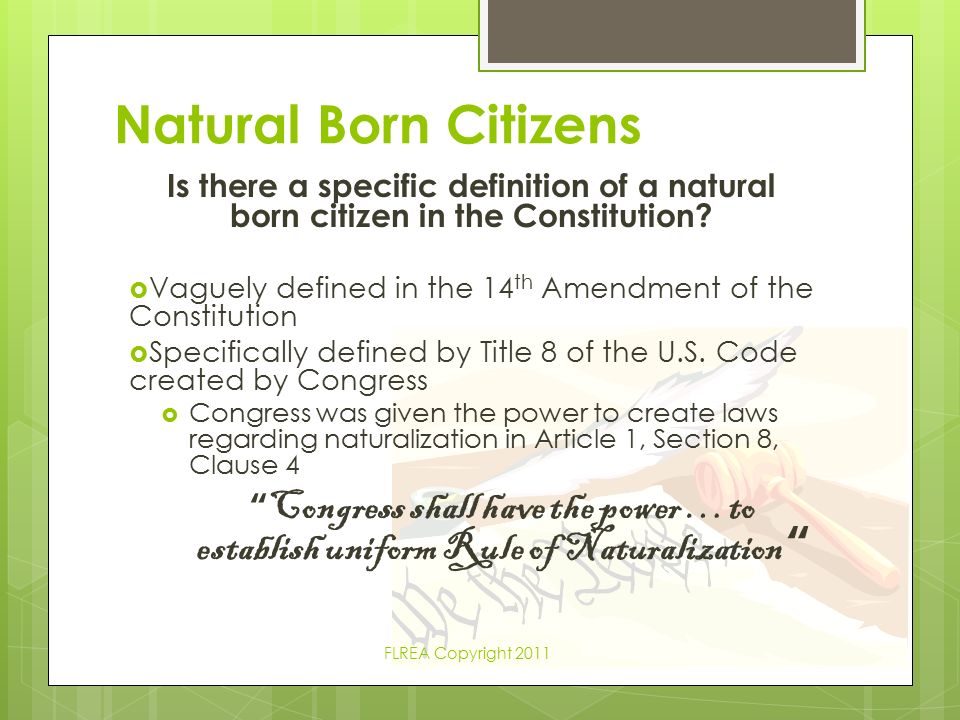 Who is a citizen? How do we determine who is a citizen of the United  States? The Florida Law Related Education Association, Inc. © ppt download
