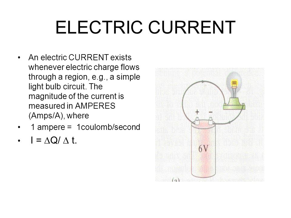 One ampere exists in a circuit when