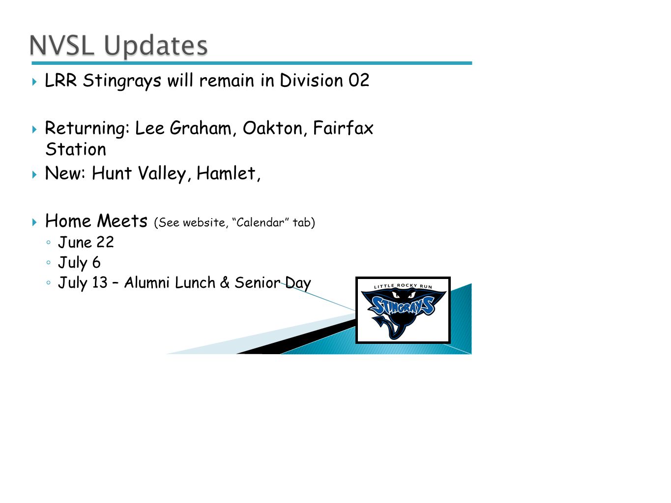 Summer Swim Season Season Kickoff Meeting – April 21, ppt download