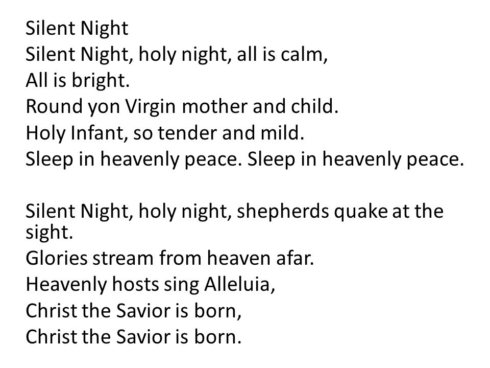 The Origin of Silent Night honored today in Austria at St. Nicola, The ...