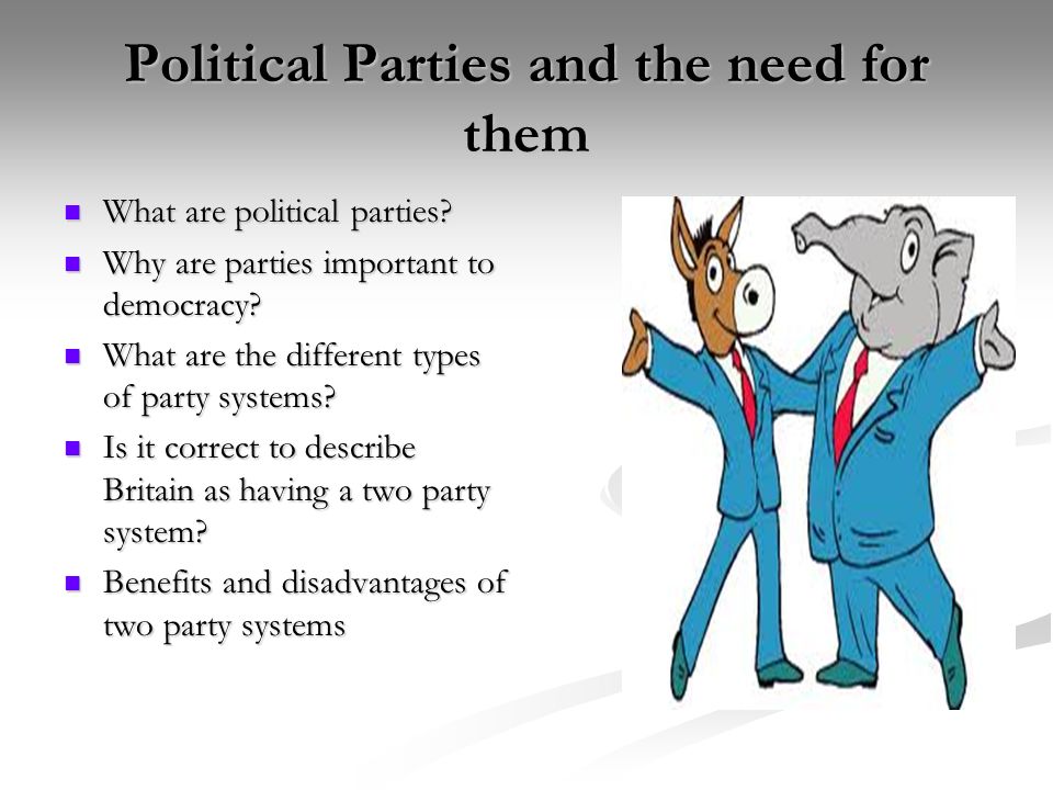 why are political parties important
