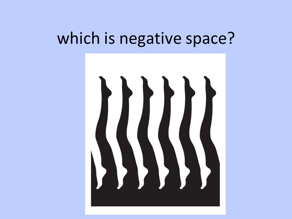 which is negative space