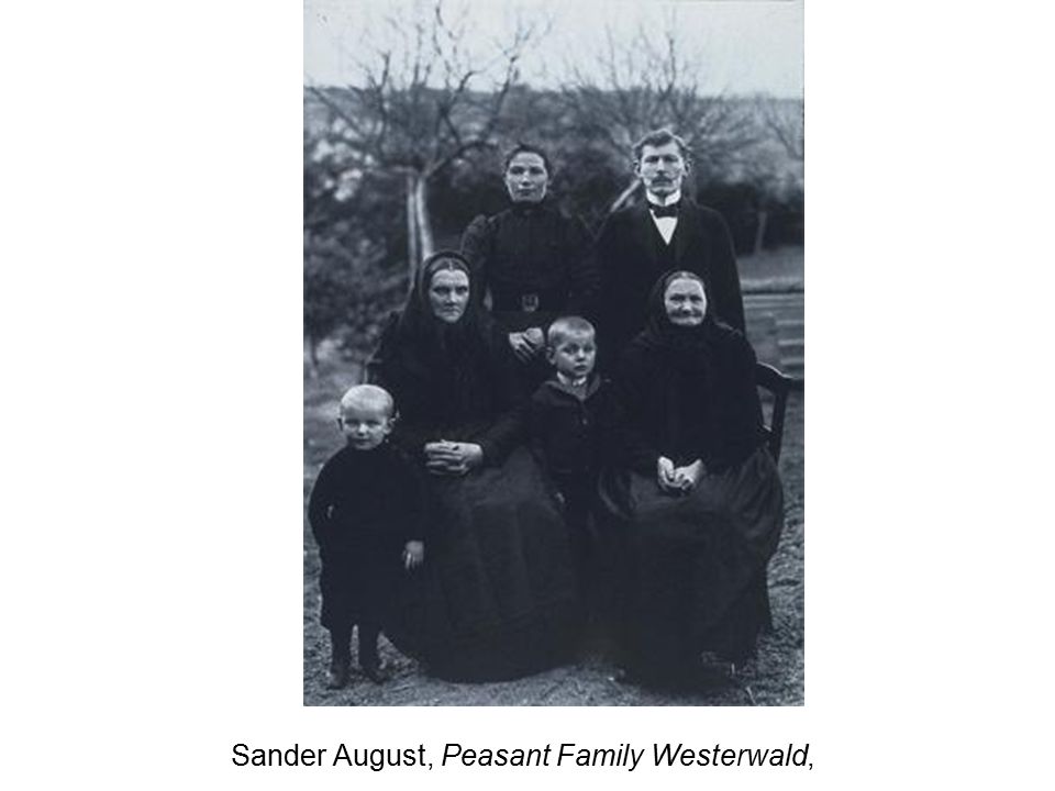 Sander August, Peasant Family Westerwald,