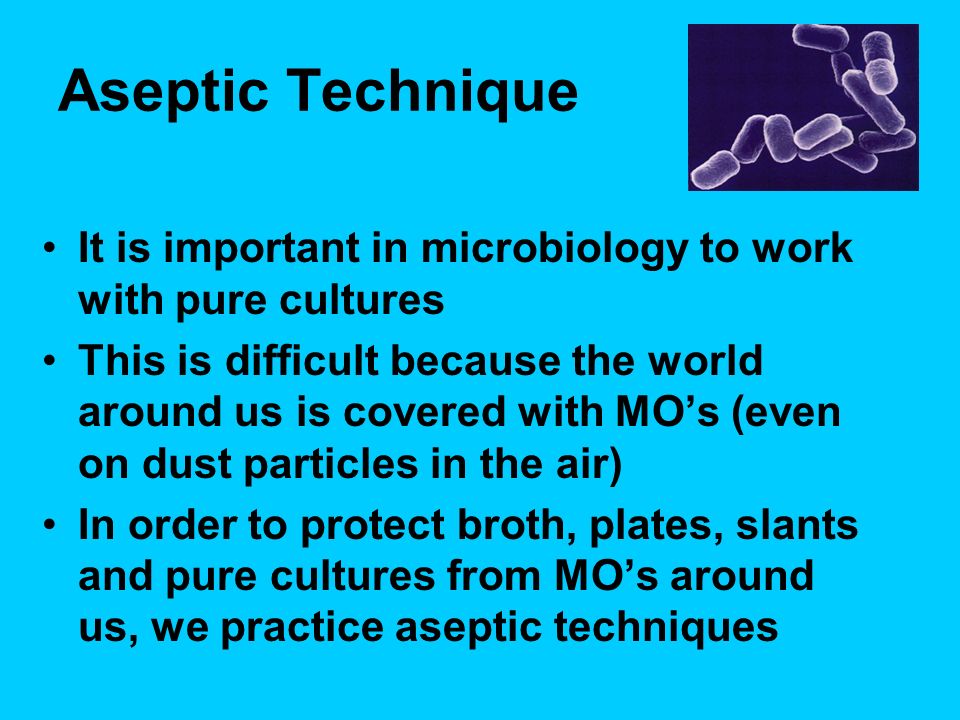 importance of aseptic technique in laboratory