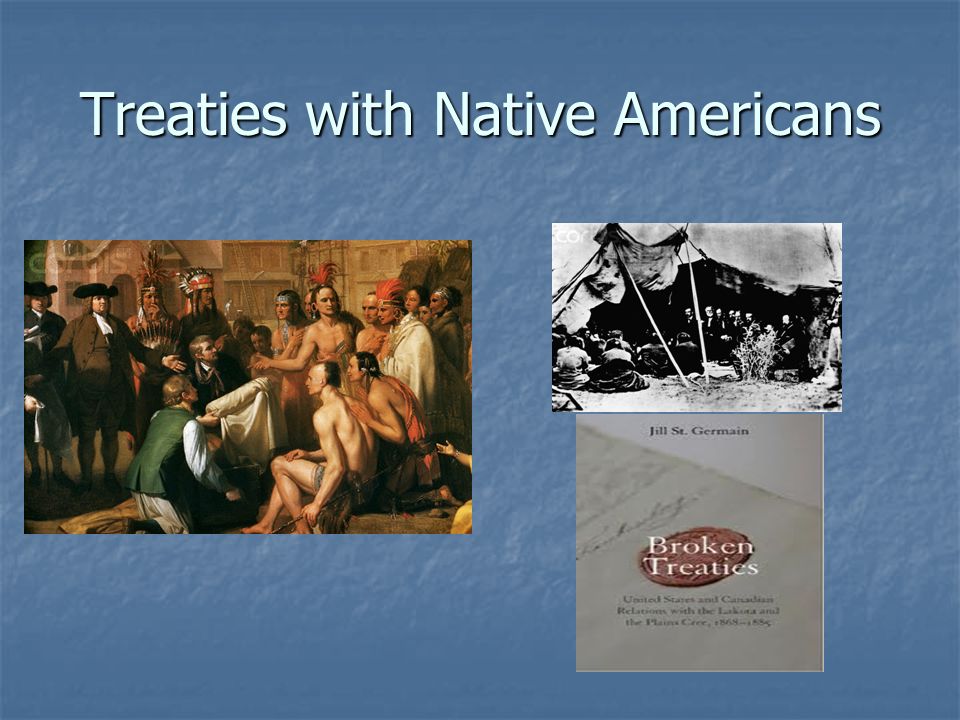 Treaties with Native Americans
