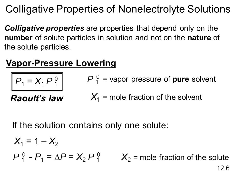 Physical Properties Of Solutions Chapter 12 Copyright C The Mcgraw