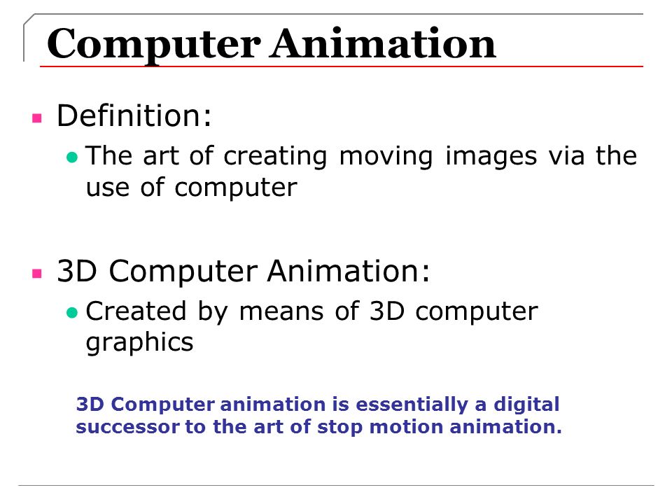 Computer Animation Lecture #1 송오영 Sejong University Department of Digital  Contents. - ppt download