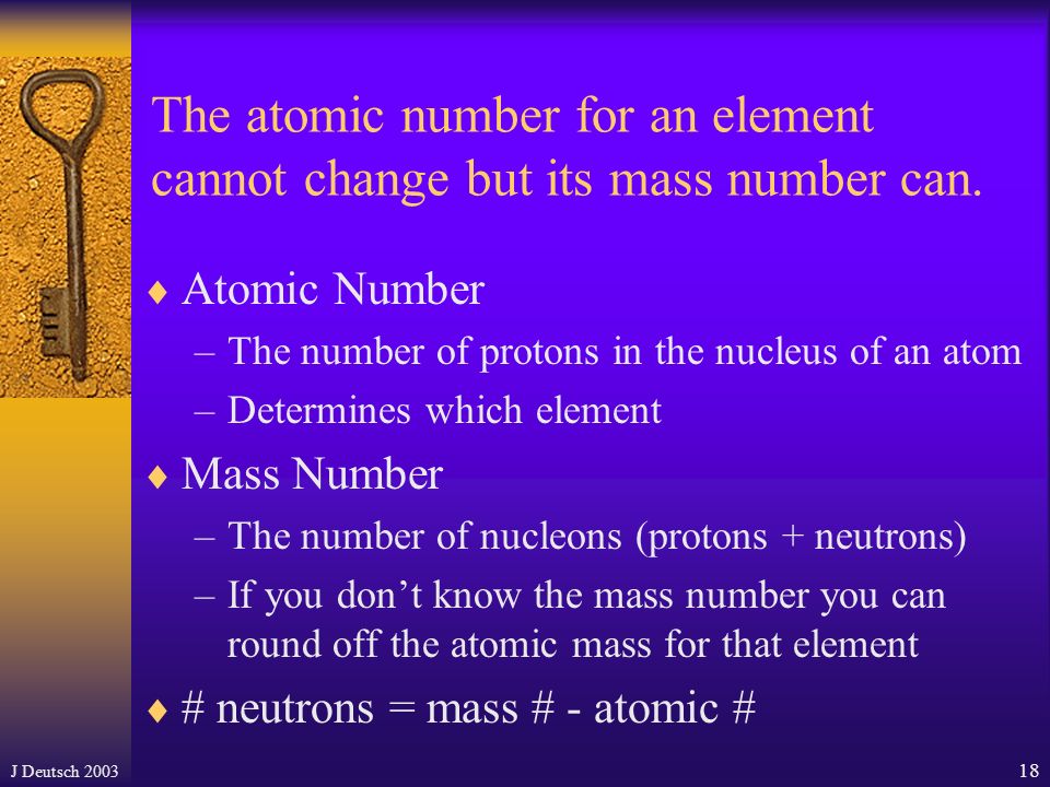 J Deutsch The mass of each proton and each neutron is approximately equal to one atomic mass unit.