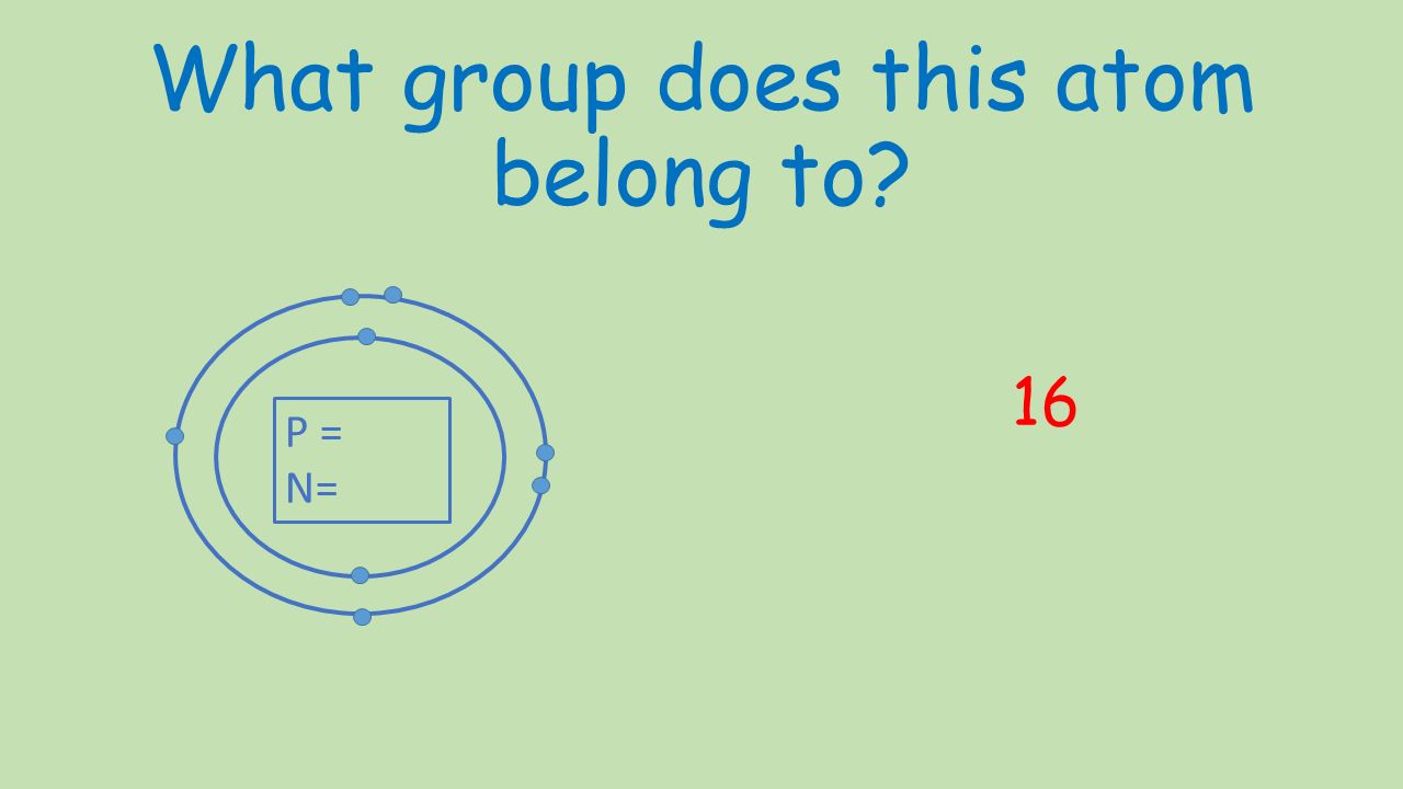 What group does this atom belong to 16 P = N=