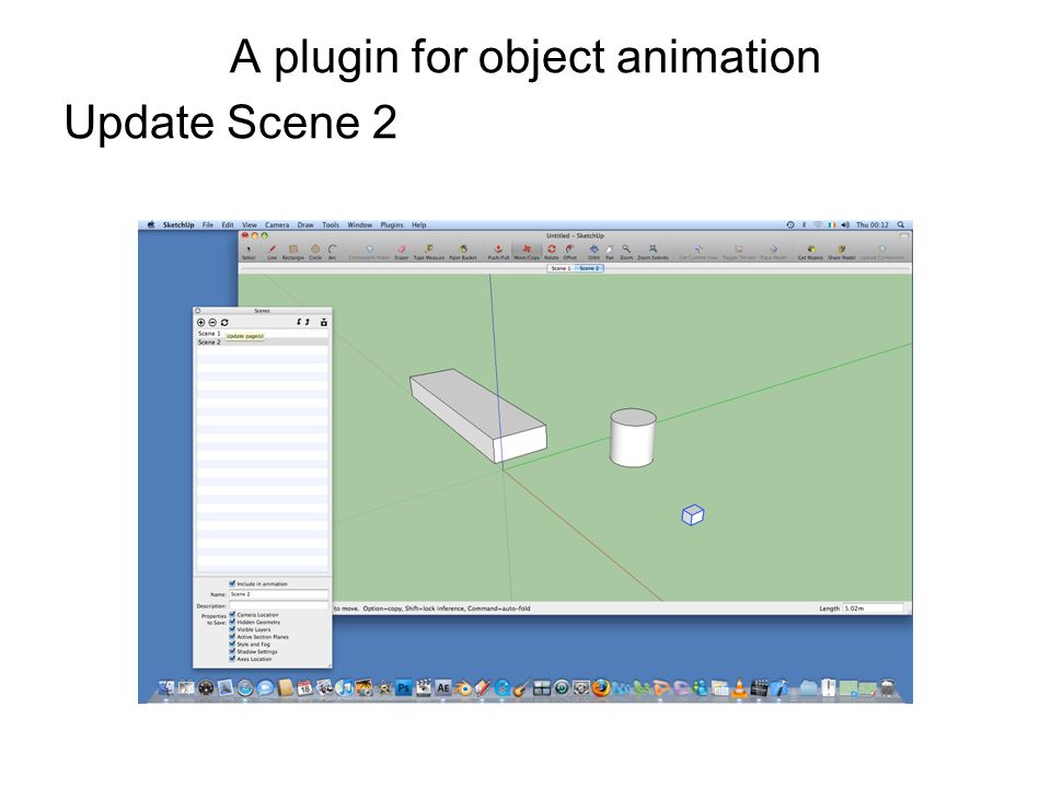 Programmed Animation in Sketchup. A free plugin for object animation In  this folder you will find a. - ppt download