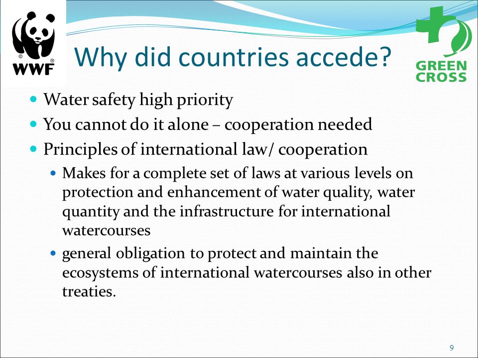 Why did countries accede.