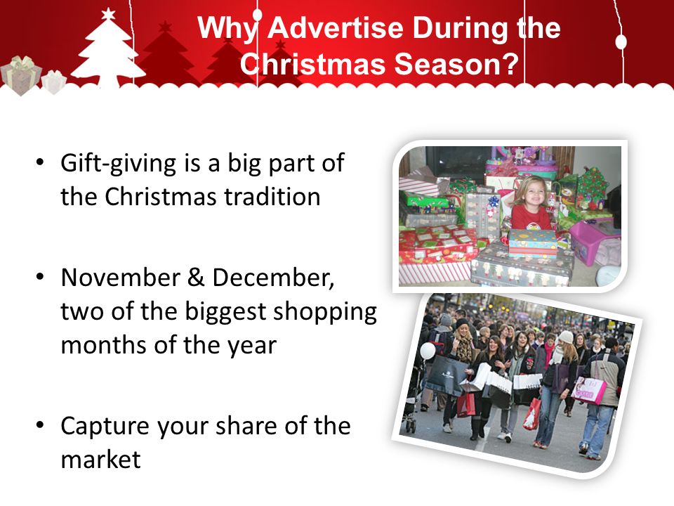Why Advertise During the Christmas Season.