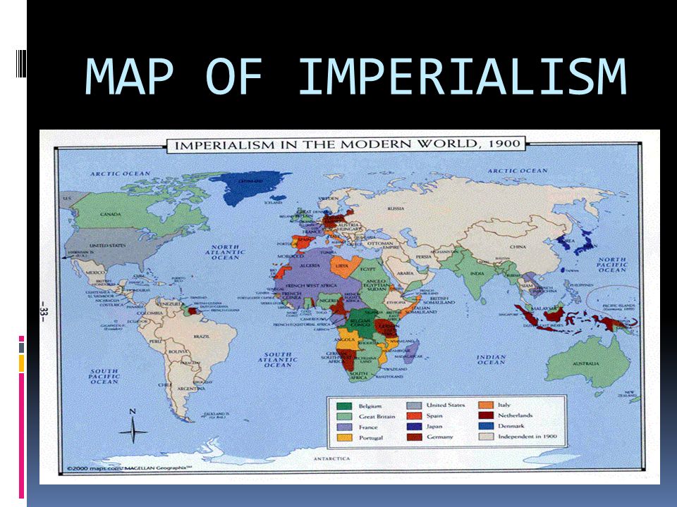 MAP OF IMPERIALISM