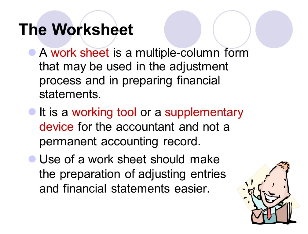 unit 1 4 completion of the accounting cycle a work sheet is a worksheet accounting