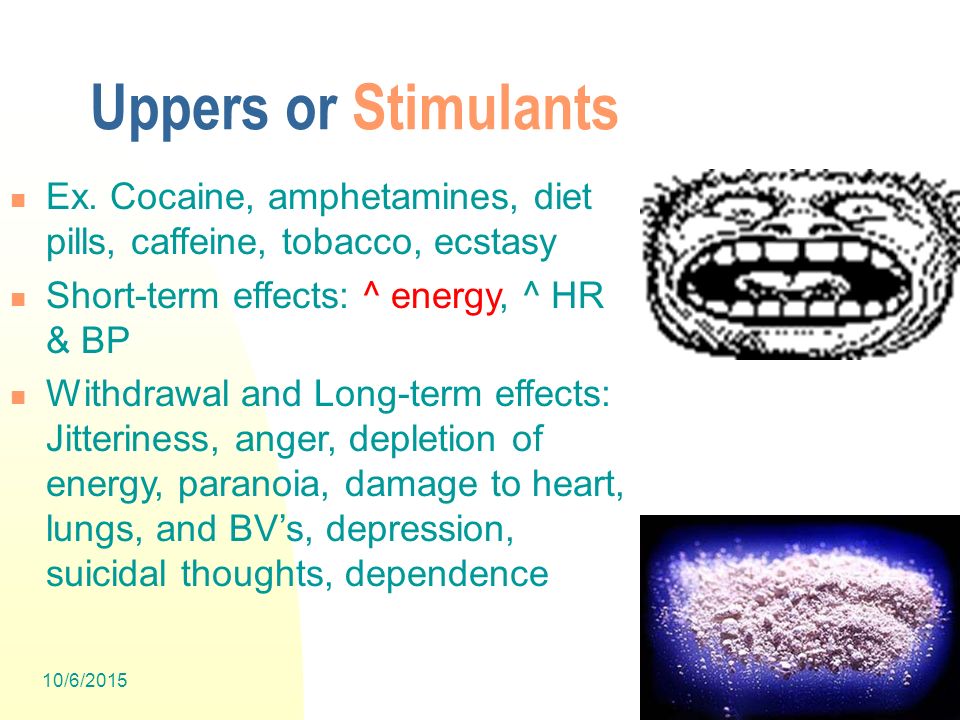 10/6/ Uppers or Stimulants Ex.