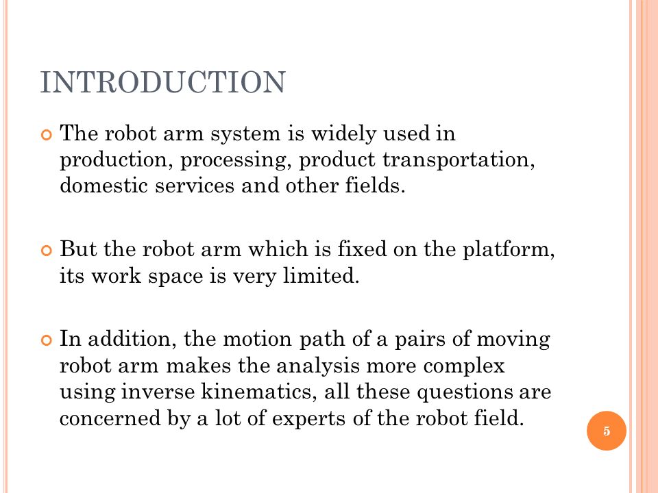 Stærk vind skak afslappet INVERSE KINEMATICS ANALYSIS TRAJECTORY PLANNING FOR A ROBOT ARM Proceedings  of th Asian Control Conference Kaohsiung, Taiwan, May 15-18, 2011  Guo-Shing. - ppt download