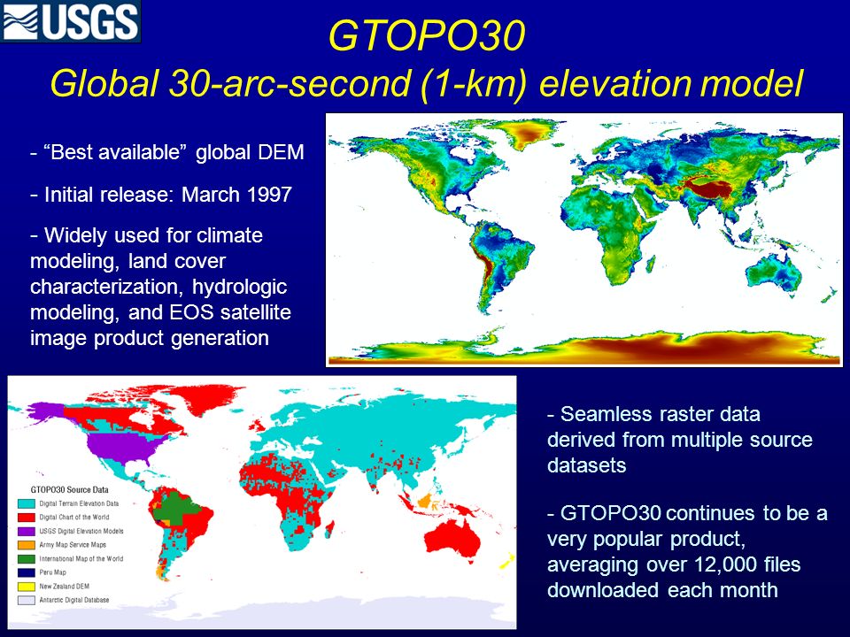 gtopo30 dem gtopo30 dem