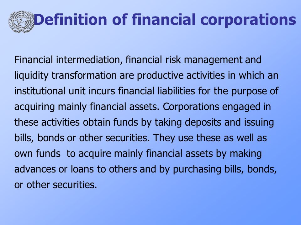 financial intermediation definition