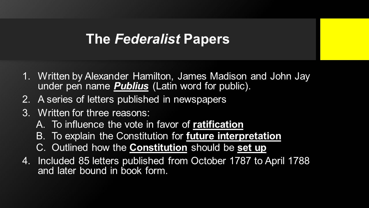 federalist papers 10 51