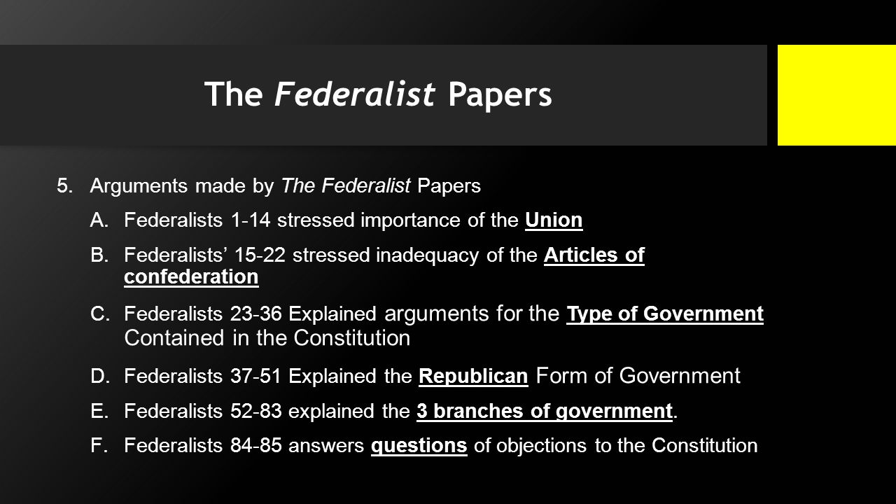federalist paper 22