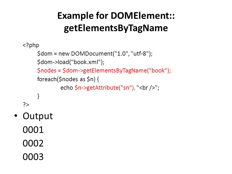 Loading methods in PHP DOMDocument class DOMDocument extends DOMNode {  mixed load ( string $filename. - ppt download