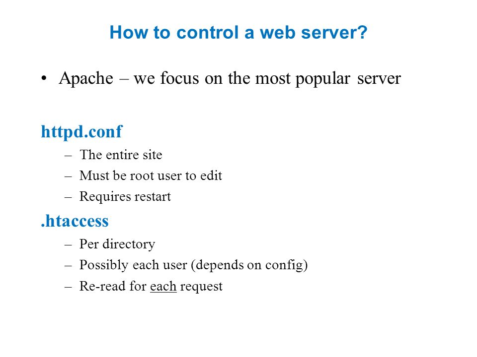 Set 13: Web Servers (configuration and security) (Chapter 21) IT452 ...
