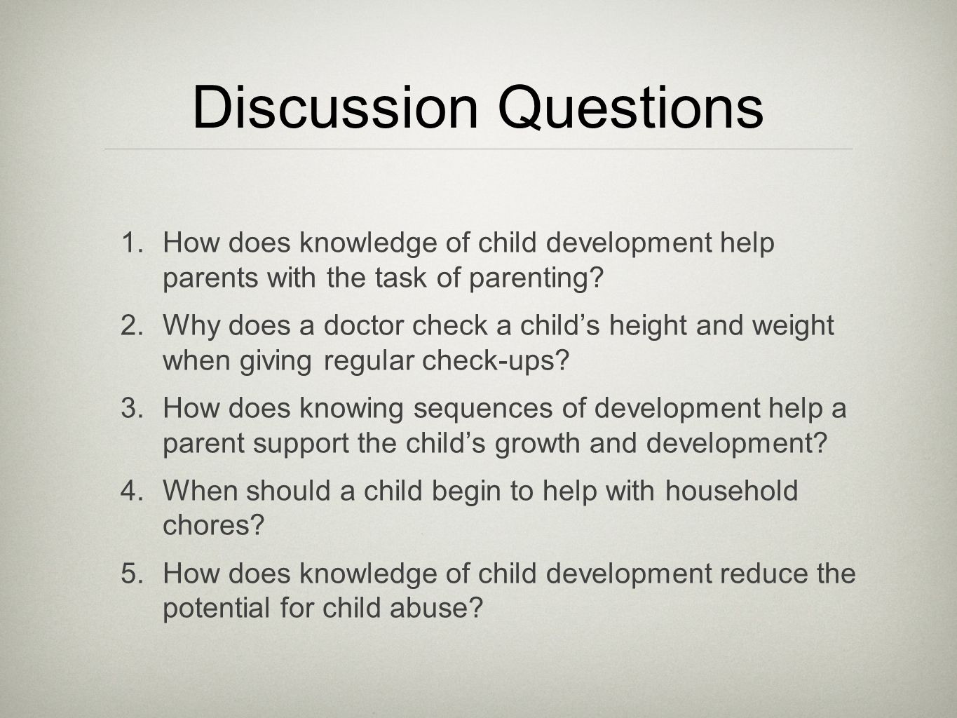 Discussion Questions 1.