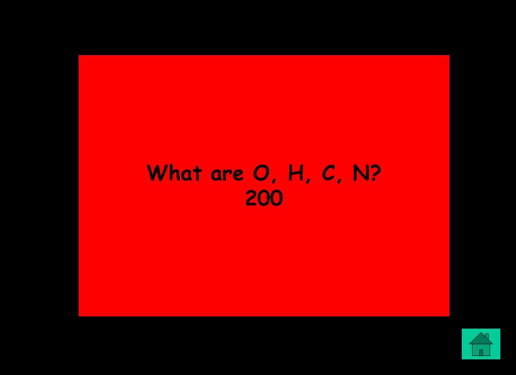 What are O, H, C, N 200