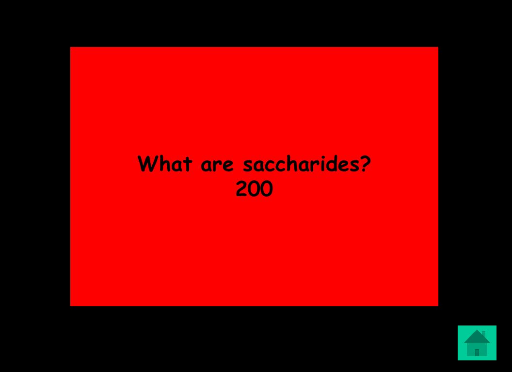 What are saccharides 200